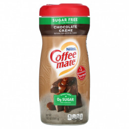 Coffee Mate, сухие сливки для кофе, без сахара, со вкусом шоколадного крема, 289,1 г (10,2 унции)