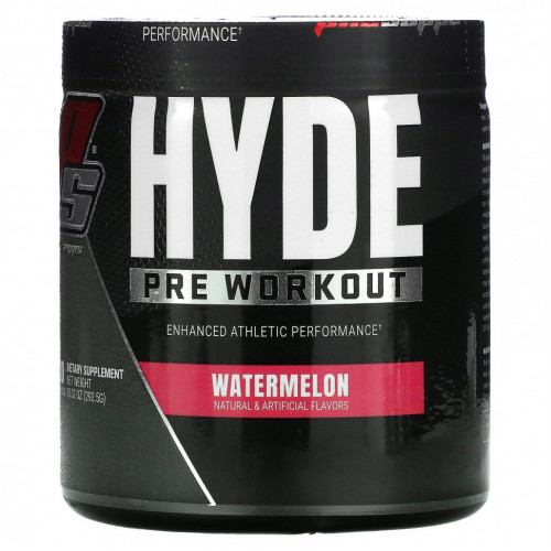 ProSupps, Hyde Pre Workout, арбуз, 292,5 г (10,32 унции)