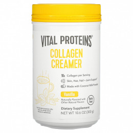 Vital Proteins, Коллагеновые сливки, ваниль, 300 г (10,6 унции)