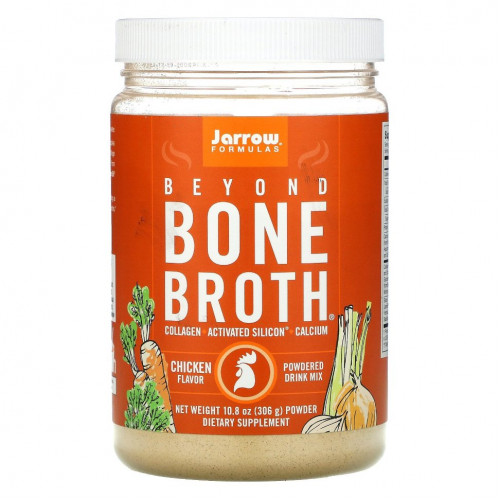 Jarrow Formulas, Beyond Bone Broth, бульон со вкусом курицы, 306 г (10,8 унции)