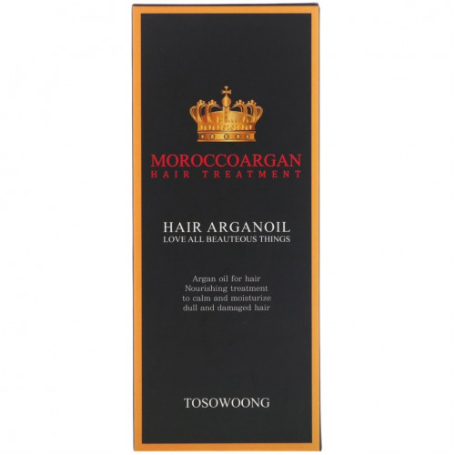 Tosowoong, Morocco Argan Hair Oil, 100 ml