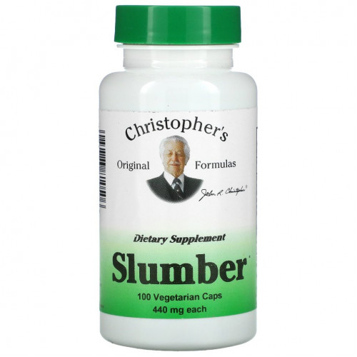 Christopher's Original Formulas, Slumber, 440 мг, 100 вегетарианских капсул