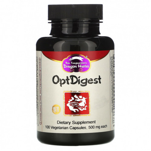 Dragon Herbs, OptDigest, 500 mg, 100 Vegetarian Capsules