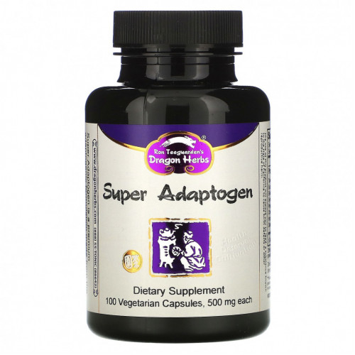 Dragon Herbs, Super Adaptogen, 500 mg, 100 Vegetarian Capsules