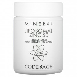 Codeage, Liposomal, цинк 50, 100 капсул