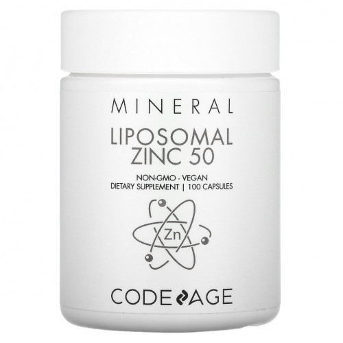 Codeage, Liposomal, цинк 50, 100 капсул