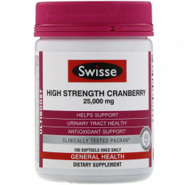 Swisse, Ultiboost, High Strength Cranberry, 25,000 mg, 100 Capsules