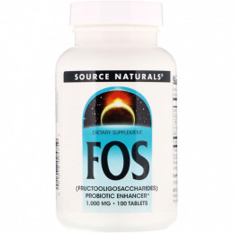 Source Naturals, ФОС (фруктоолигосахариды), 100 таблеток