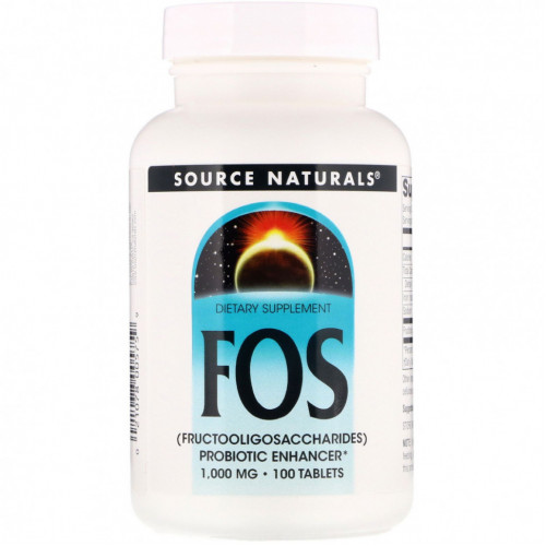 Source Naturals, ФОС (фруктоолигосахариды), 100 таблеток