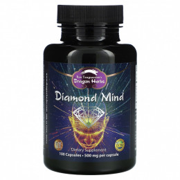 Dragon Herbs, Diamond Mind, 500 мг, 100 вегетарианских капсул