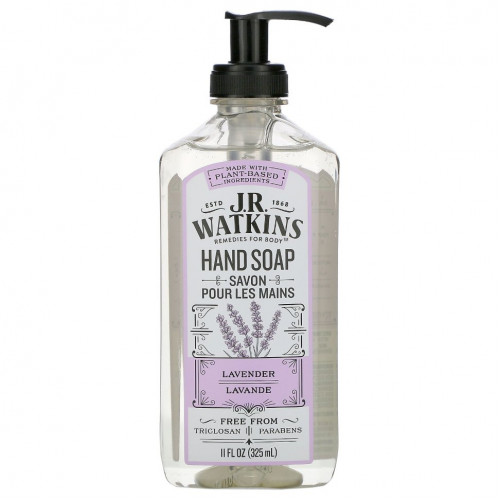 J R Watkins, Hand Soap, Lavender, 11 fl oz (325 ml)