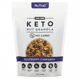 NuTrail, Keto Nut Granola, черника и корица, 312 г (11 унций)