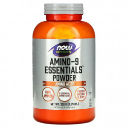 NOW Foods, Sports, Amino-9 Essentials Powder, 330 г (11,64 унции)