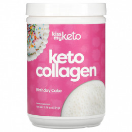 Kiss My Keto, Keto Collagen, праздничный торт, 334 г (11,78 унции)