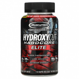 Hydroxycut, Hardcore Elite, 110 термокапсул быстрого высвобождения