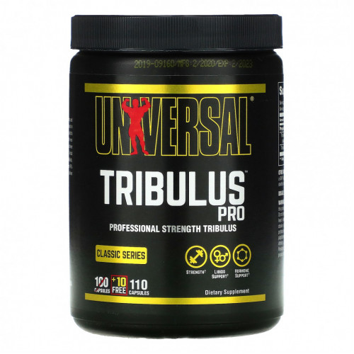 Universal Nutrition, Classic Series, Tribulus Pro, профессиональная добавка с якорцами, 110 капсул