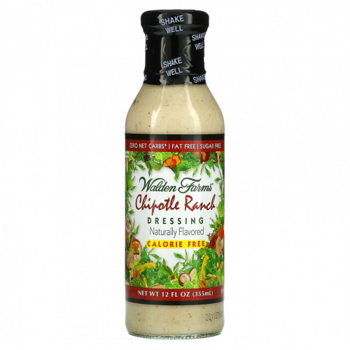 Walden Farms, Chipotle Ranch заправка, 12 жидких унций (355 мл)