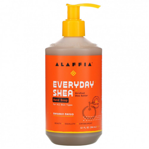 Alaffia, Hand Soap, Mandarin Mango, 12 fl oz (354 ml)