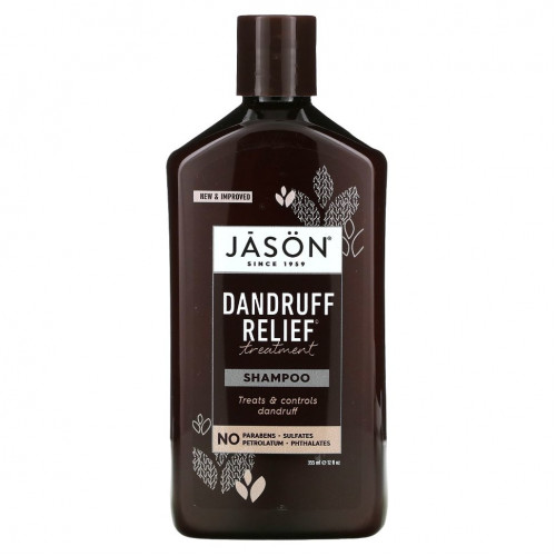 Jason Natural, Лечебно-профилактический шампунь Dandruff Relief, 355 мл