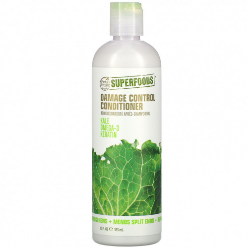 Petal Fresh, SuperFoods, кондиционер для контроля повреждений, капуста, омега-3 и кератин, 355 мл (12 жидк. Унций)