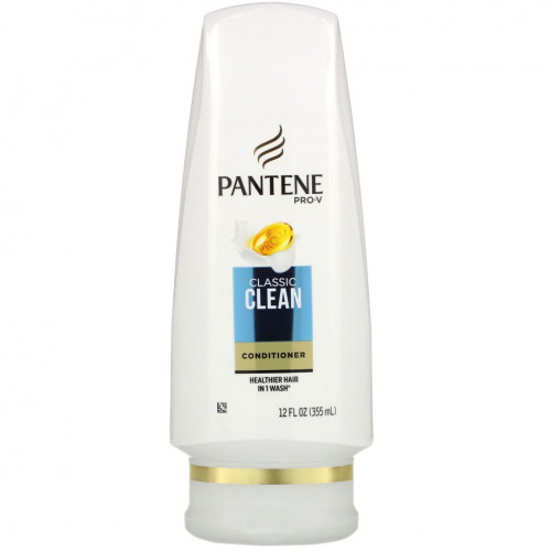 Pantene, Pro-V, классический очищающий кондиционер, 355 мл (12 жидк. Унций)