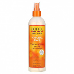 Cantu, Масло ши для натуральных волос, Comeback Curl, Revitalizer для завивки на следующий день, 12 жидких унций (355 мл)