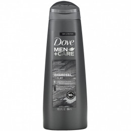 Dove, Men+Care, Shampoo, Purifying, Charcoal + Clay, 12 fl oz (355 ml)