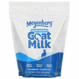 Meyenberg Goat Milk, Обезжиренное сухое козье молоко, 340 г (12 унций)