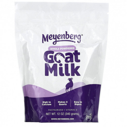 Meyenberg Goat Milk, цельное сухое козье молоко, 340 г (12 унций)