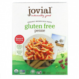 Jovial, 100% Organic Brown Rice Pasta, Penne , 12 oz (340 g)