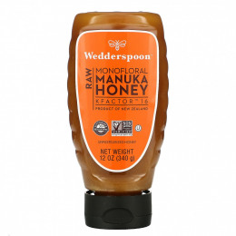 Wedderspoon, Raw Manuka Honey, KFactor 16, 12 oz (340 g)