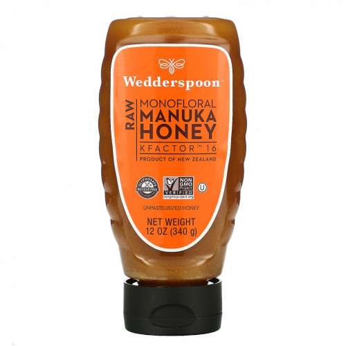 Wedderspoon, Raw Manuka Honey, KFactor 16, 12 oz (340 g)