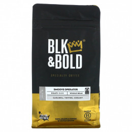 BLK & Bold, Specialty Coffee, Whole Bean, Medium, Smooth Operator, 12 oz (340 g)