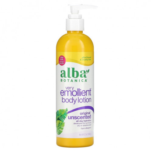 Alba Botanica, Очень смягчающий лосьон для тела, оригинальный, без запаха, 340 г (12 унций)