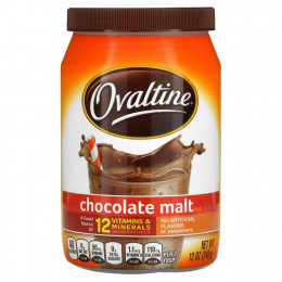 Ovaltine, Шоколадно-солодовая смесь, 12 унций (340 г)