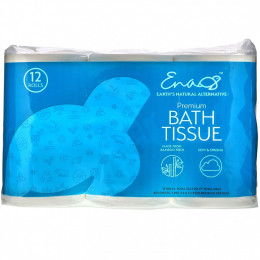 Earth's Natural Alternative, Premium Bath Tissue, 12 Rolls