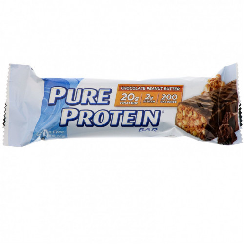 Pure Protein, Pure Protein Bar, Chocolate Peanut Butter, 12 bars, 1.76 oz (50 g) Each