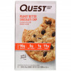 Quest Nutrition, Белковое печенье, арахисовое масло с шоколадной стружкой, 12 штук, по 2,04 унции (58 г) каждое