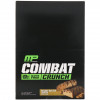 MusclePharm, Combat Crunch, с арахисовым маслом, 12 батончиков, по 2,22 унции (63 г) каждый