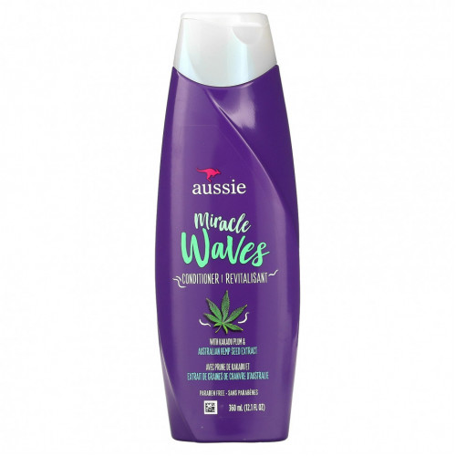 Aussie, Miracle Waves, кондиционер, 360 мл (12,1 жидк. Унции)