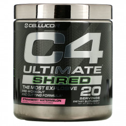 Cellucor, C4 Ultimate Shred, перед тренировкой, клубника и арбуз, 350 г (12,3 унции)