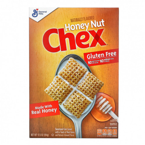 General Mills, Honey Nut Chex, без глютена, 354 г (12,5 унции)