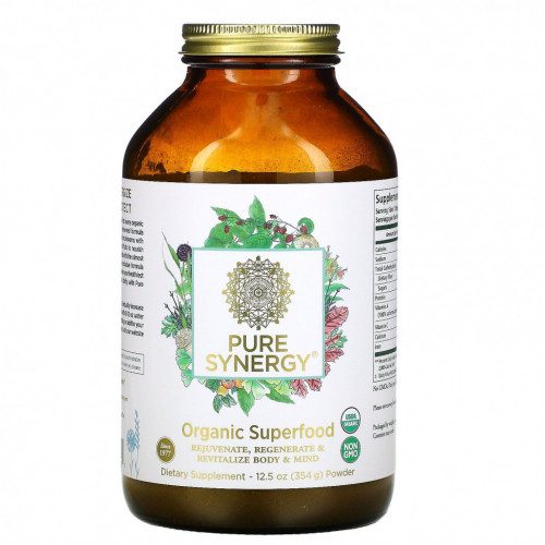 Pure Synergy, Органический порошок из суперпродуктов, 354 г (12,5 унций)