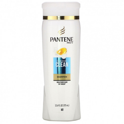 Pantene, Pro-V, классический очищающий шампунь, 375 мл (12,6 жидк. Унции)