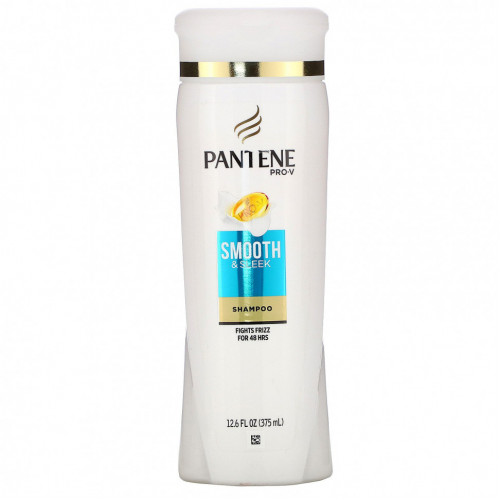 Pantene, Pro-V, Шампунь для гладкости и гладкости, 12,6 жидких унций (375 мл)