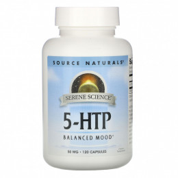 Source Naturals, 5-HTP, 50 мг, 120 капсул