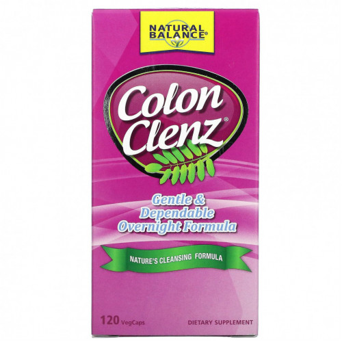 Natural Balance, Colon Clenz, 120 вегетарианских капсул