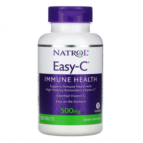 Natrol, Easy-C, 500 мг, 120 таблеток