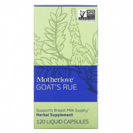 Motherlove, Goat's Rue, 120 капсул с жидкостью