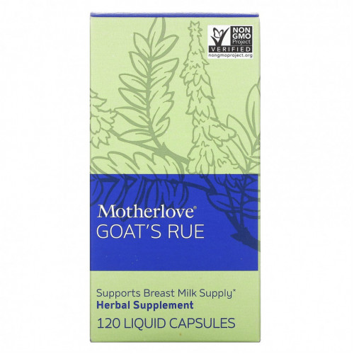 Motherlove, Goat's Rue, 120 капсул с жидкостью